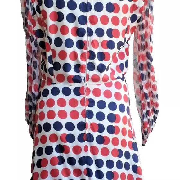 Vintage Hardy Amies Women's Dress 8 Silk RARE Carnaby London COLLECTORS fragile - Picture 5 of 10